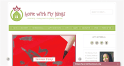 Desktop Screenshot of homewithmykings.com